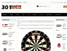 Tablet Screenshot of 301darts.nl